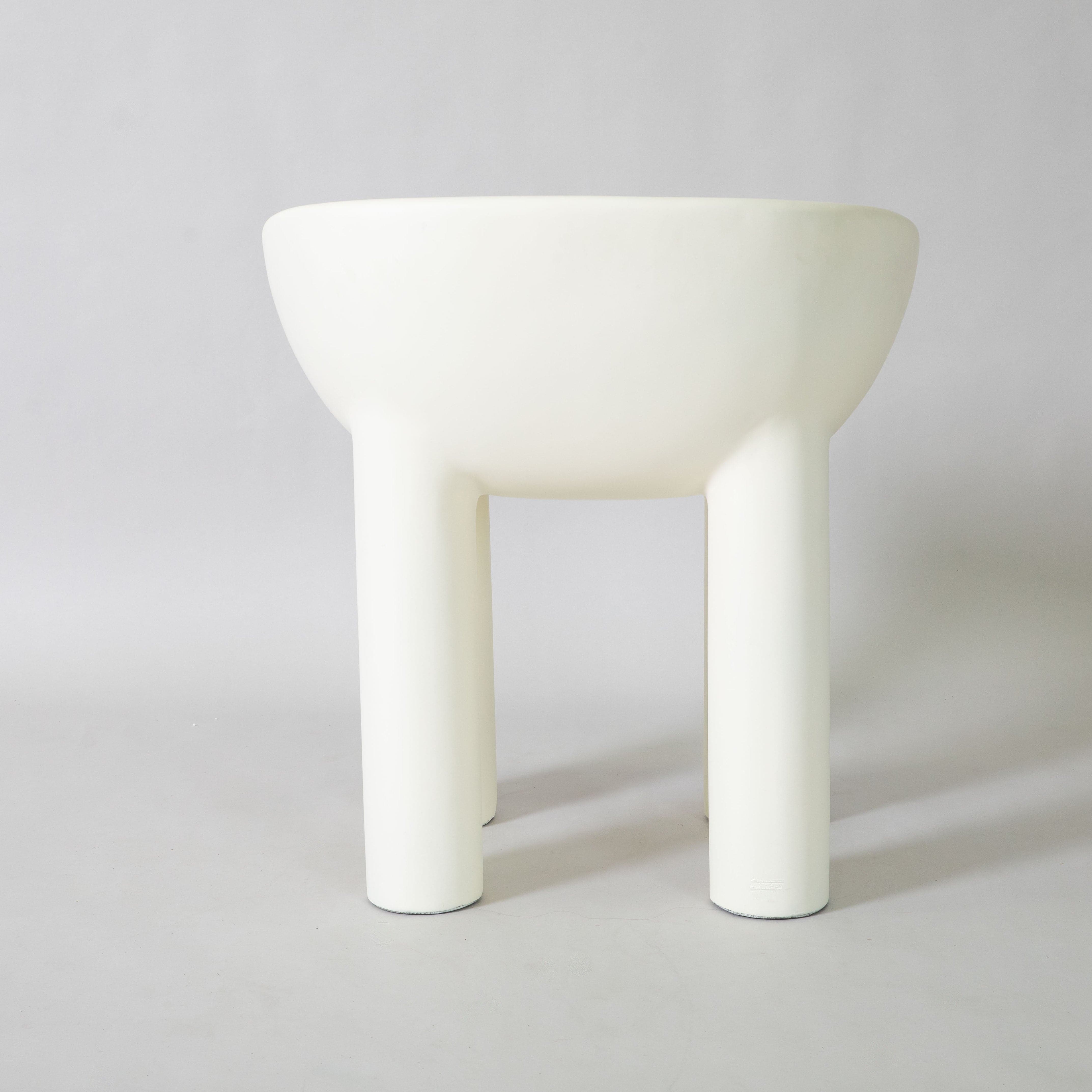 roly poly replica fibreglass dining chair