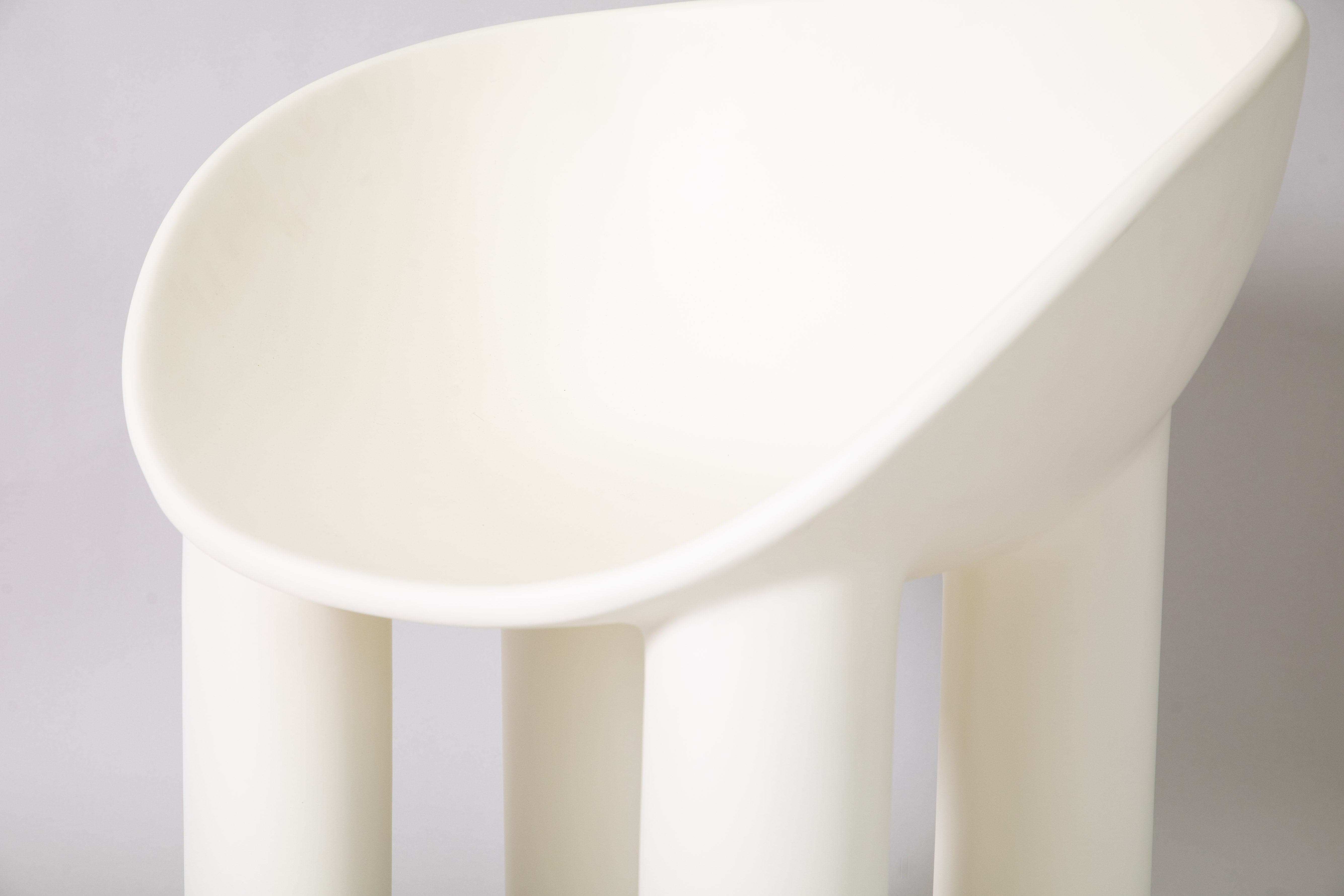 roly poly replica fibreglass dining chair