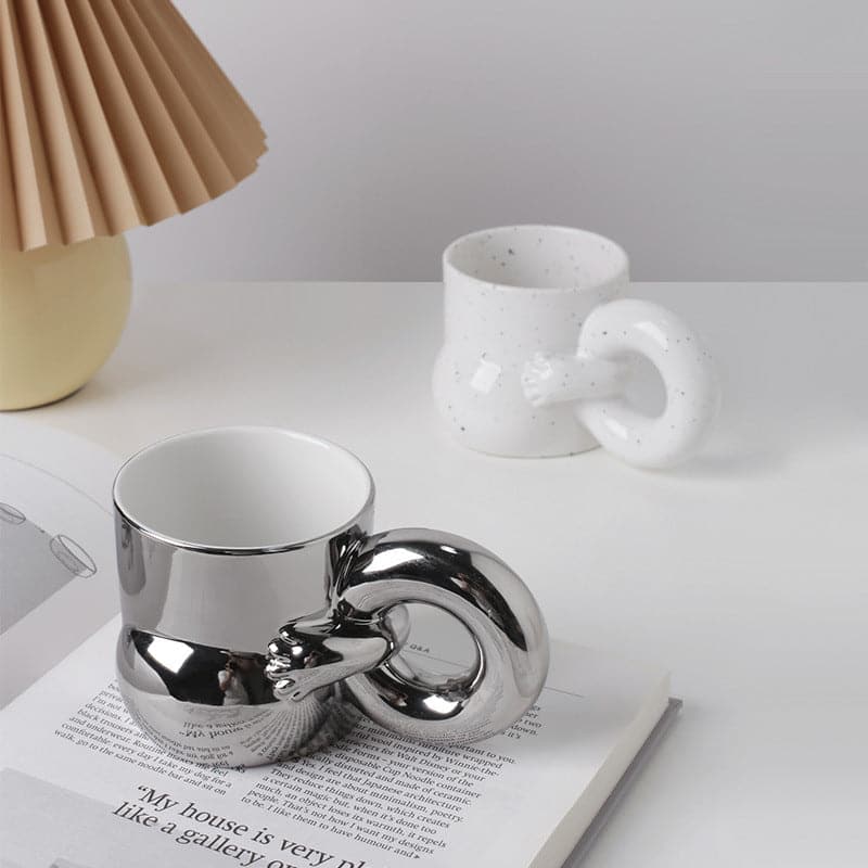 Ceramic Mug | Silver Baby Belly