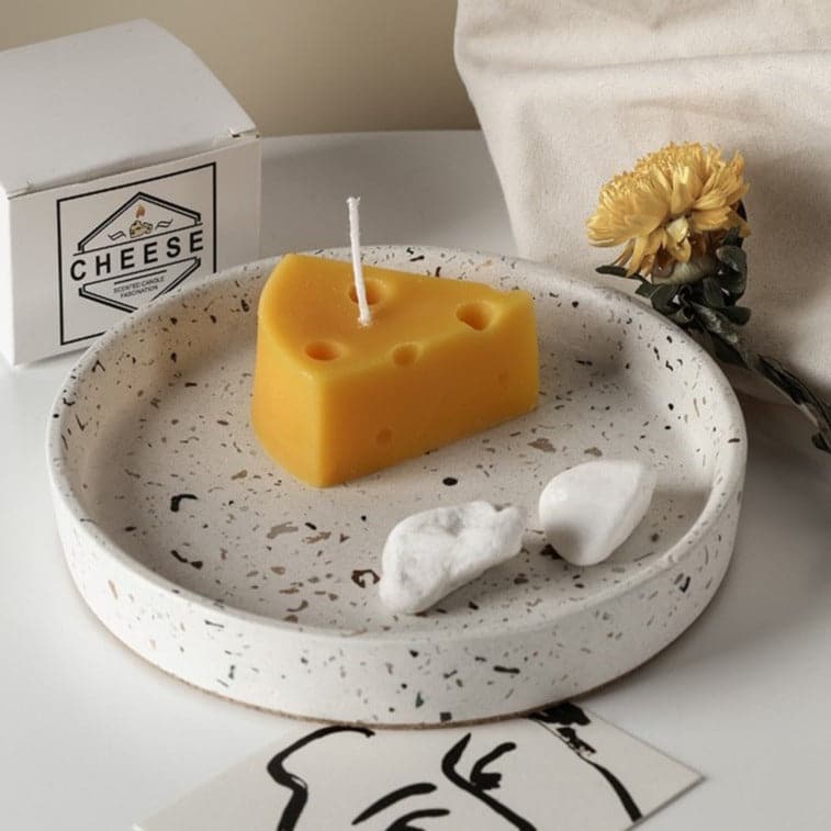 Cheese Shaped Candle