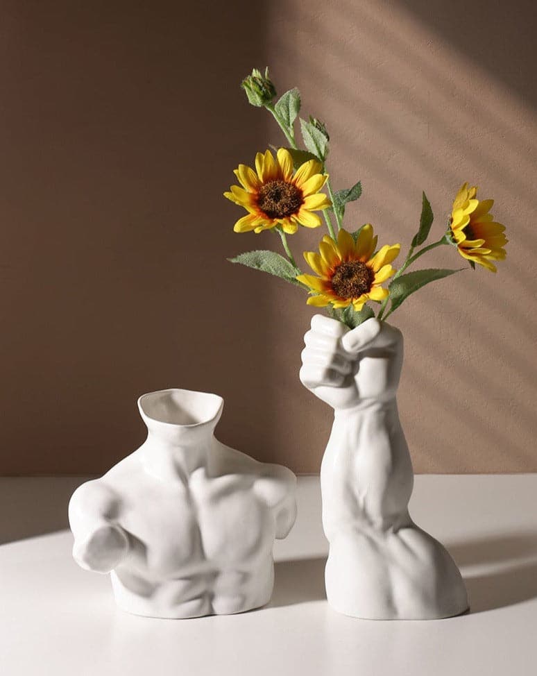 Ceramic Vase | Torso - White