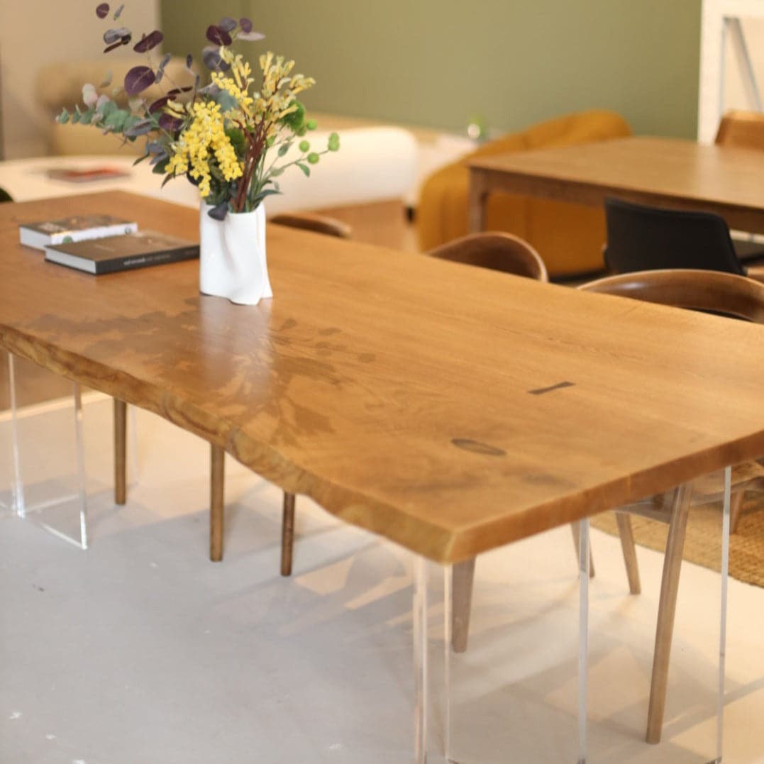 French White Oak Dining Table - The Feelter